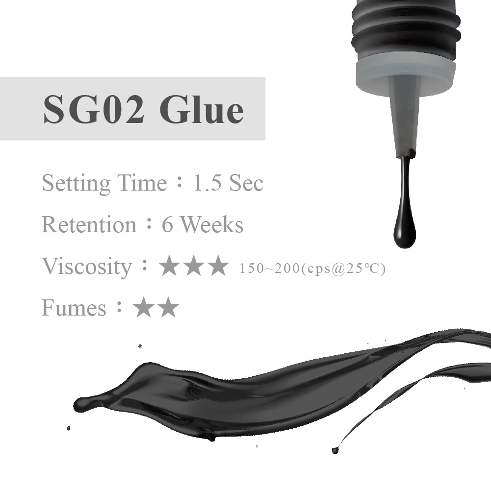 JOVISA SG02 Eyelash Extension Superior Glue Series 1 Second Dry Long Retention Adhesive Made in Japan