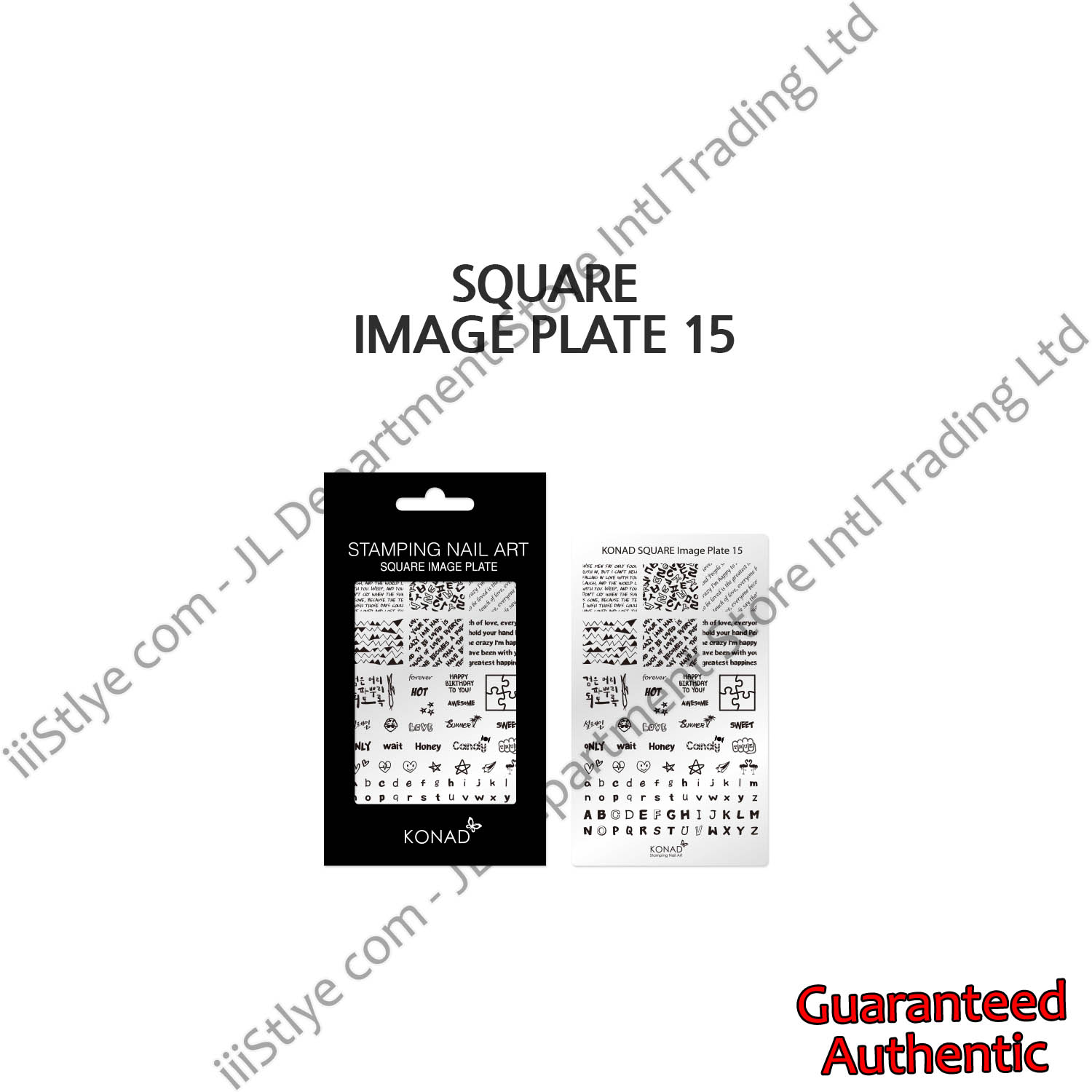 Konad Square image plate 15