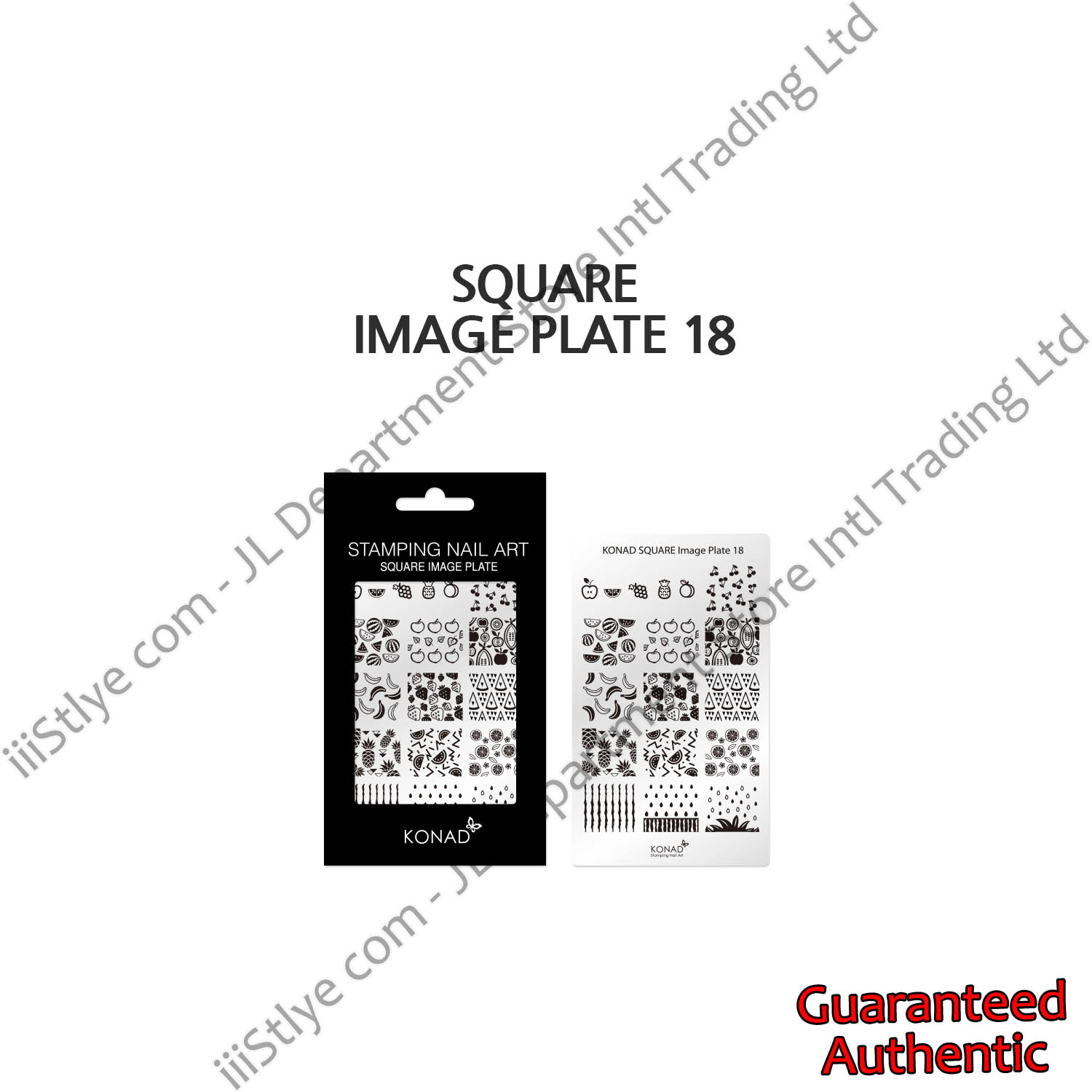 Konad Square image plate 18