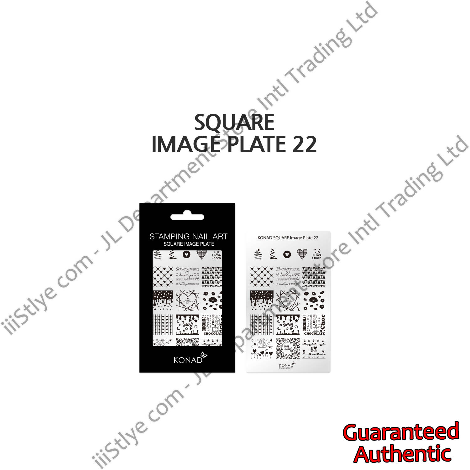 Konad Square image plate 22