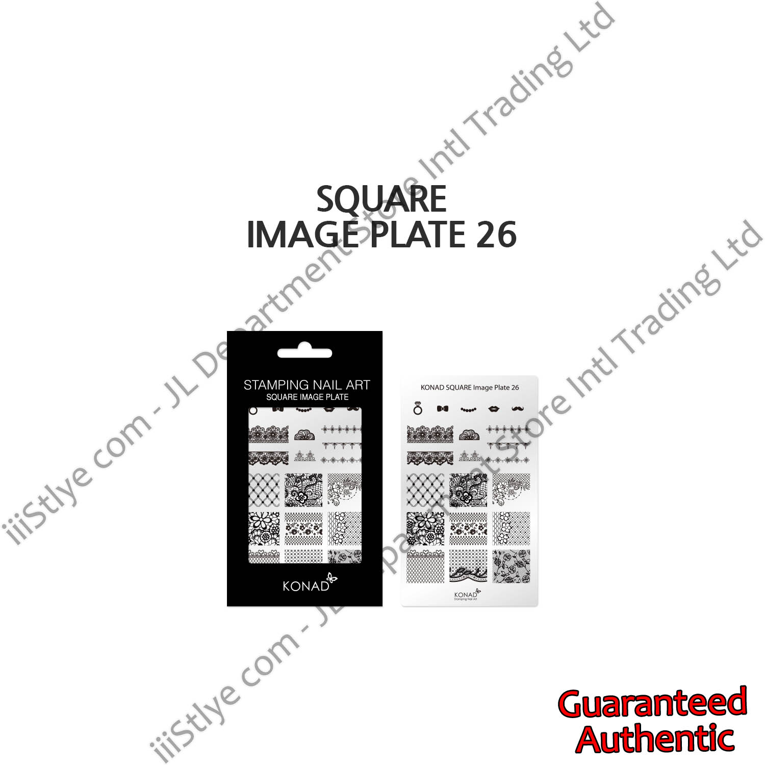 Konad Square image plate 26