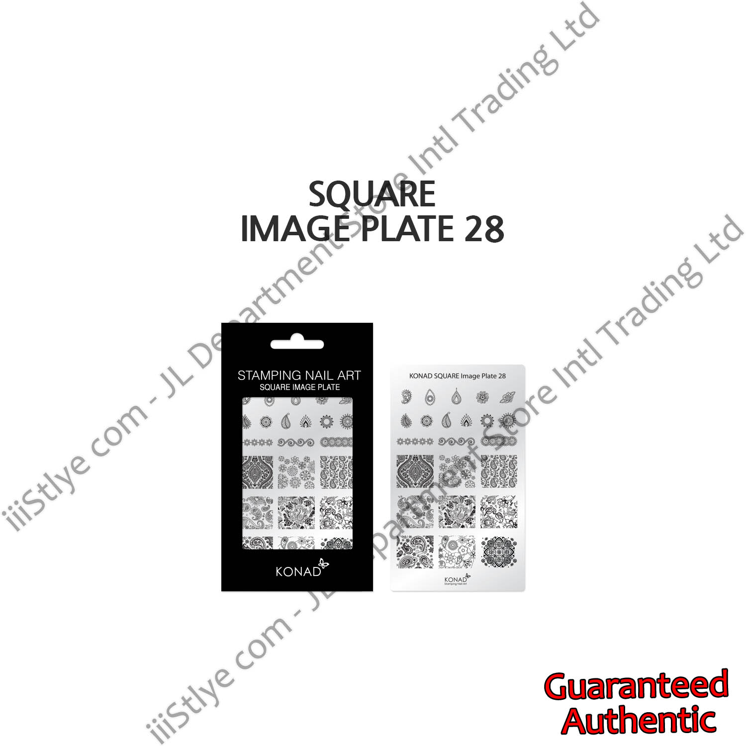 Konad Square image plate 28