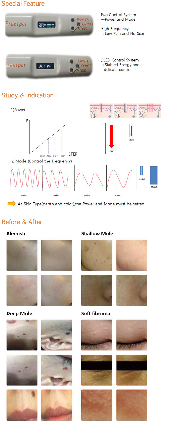 KOREA FREESPOT FOR YOUR CLEAN SKIN CE GMP ISO 2