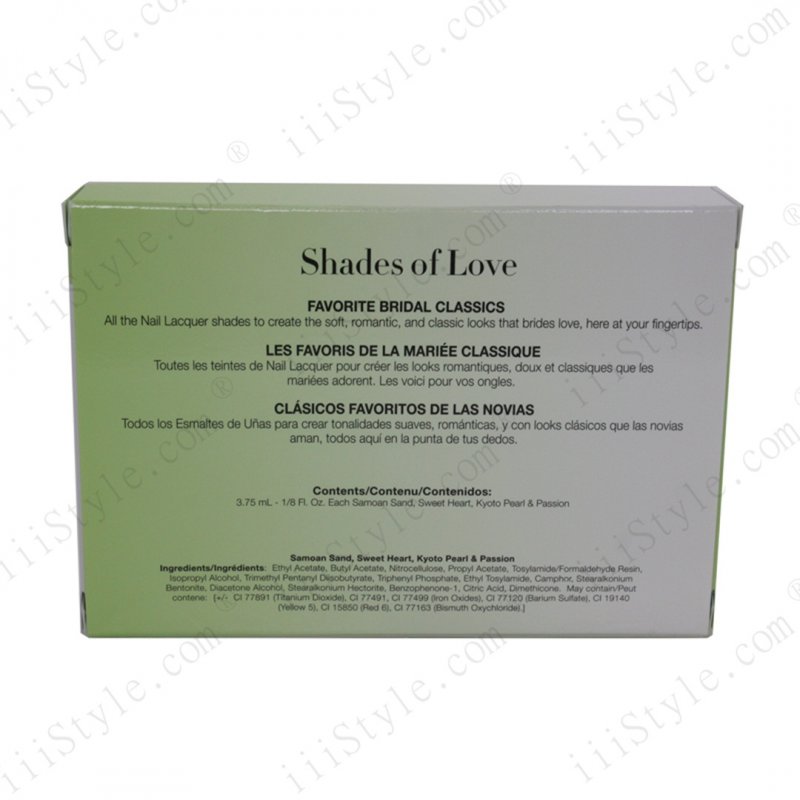 OPI Shades of Love Favourite Bridal Classics 3.75mlx4