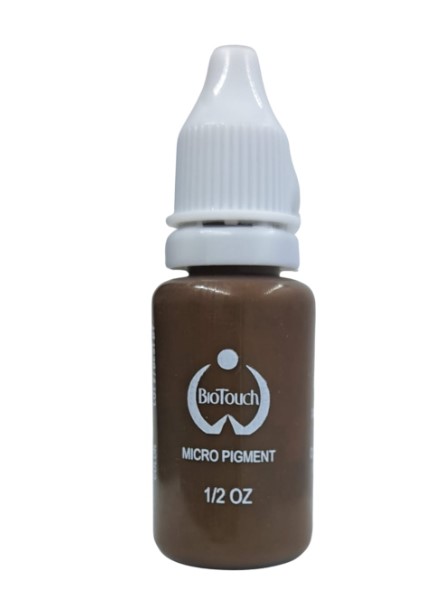 BIOTOUCH Permanent Makeup Micro Pigment Color Cosmetic Tattoo Ink 15ml 0.5oz (Dark Brown)