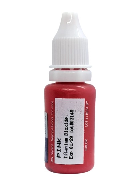 美國 BIOTOUCH 紋眉紋眼線漂唇紋繡眉紋唇改唇色料 15ml 0.5oz (Pink)