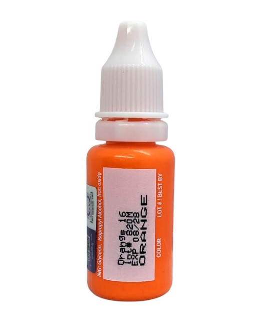 BIOTOUCH Permanent Makeup Micro Pigment Color Cosmetic Tattoo Ink 15ml 0.5oz (Orange)