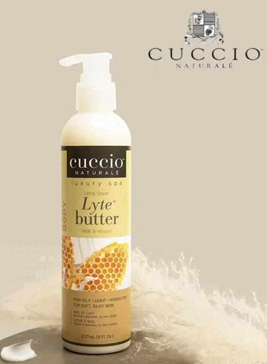 Cuccio C3149 牛奶蜜糖身體修護乳霜 237ml / 8oz (開封後36個月)