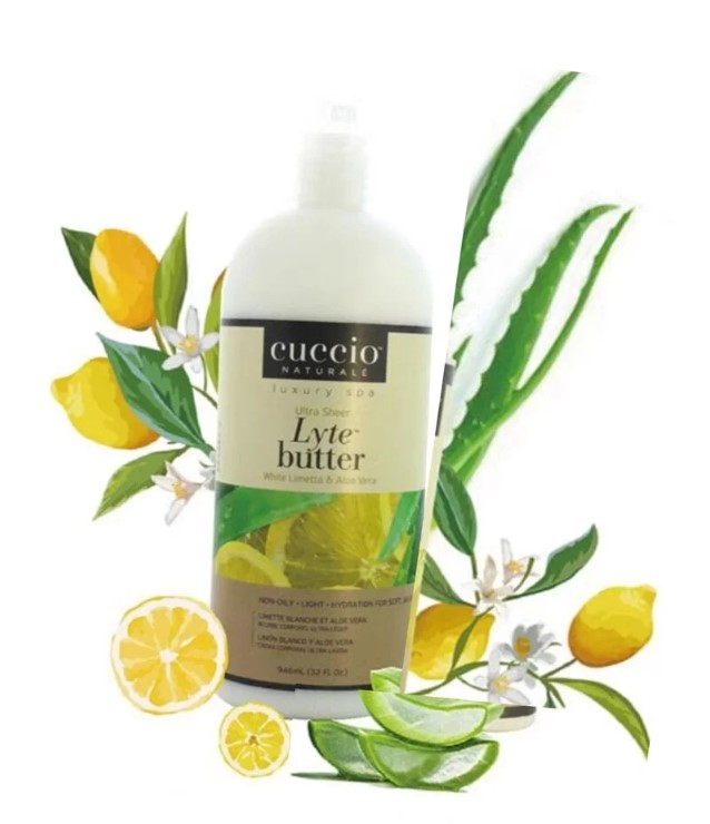 Cuccio - Cuccio C3416 手足部護理 白檸檬蘆薈身體乳霜 946ml (開封後36個月)