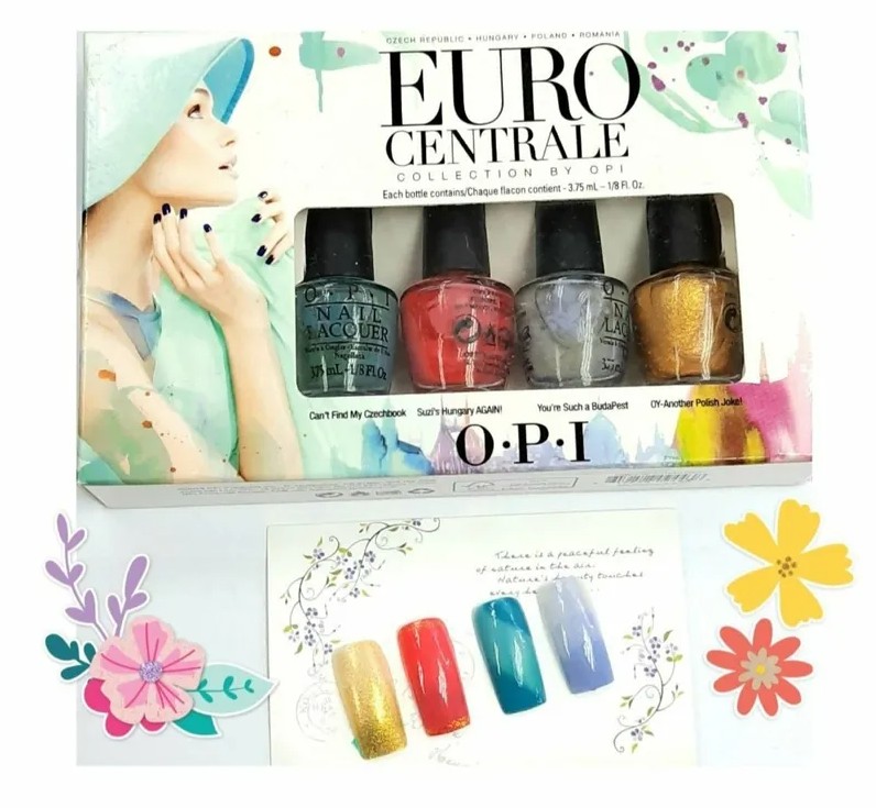 O.P.I - OPI Euro Centrale系列 Euro Minis 迷你指甲油套裝 3.75ml x 4 (開封後24個月)