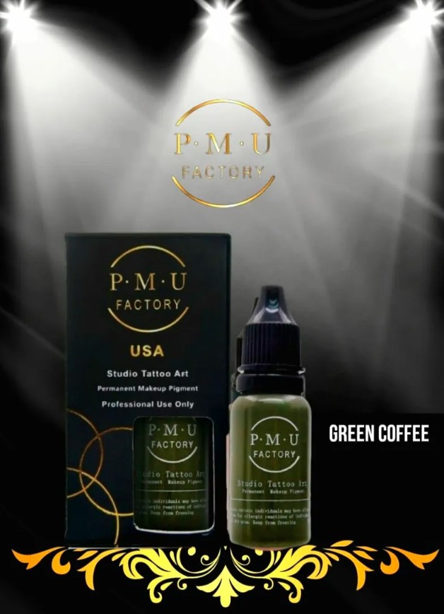 PMU FACTORY 納米色料 色乳 顏色 - 綠咖啡 15ml