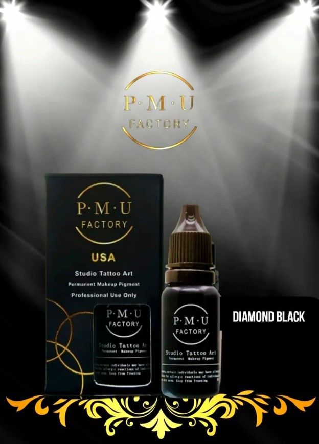PMU FACTORY 納米色料 色乳 顏色 - 黑鑽 15ml (水劑) 