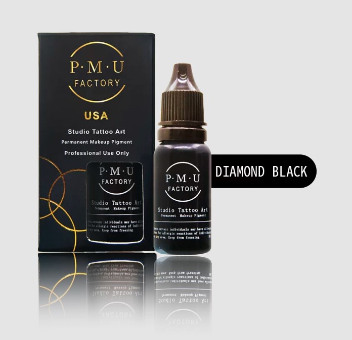 PMU FACTORY 納米色料 色乳 顏色 - 黑鑽 15ml (水劑) 