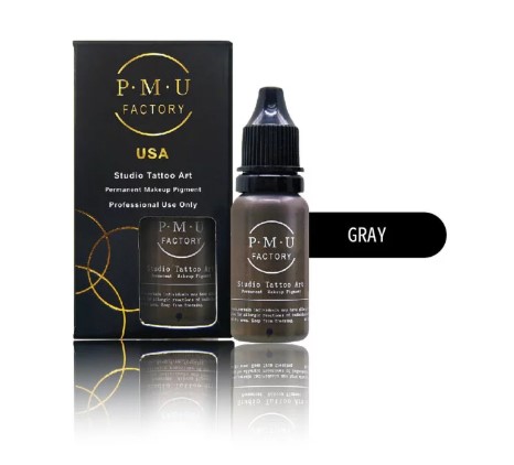 PMU FACTORY 納米色料 色乳 顏色 - 自然灰 15ml