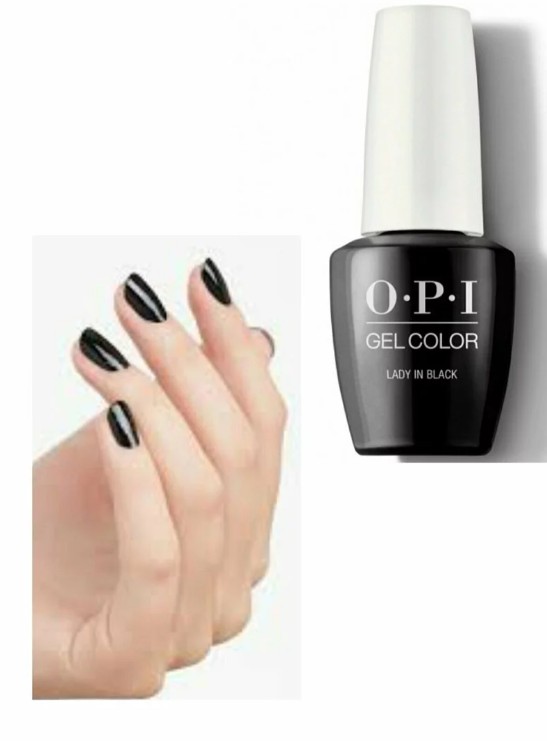 OPI 光療凝膠 GCT02-EU 黑色 15ml (開封後18個月)(美甲用品)