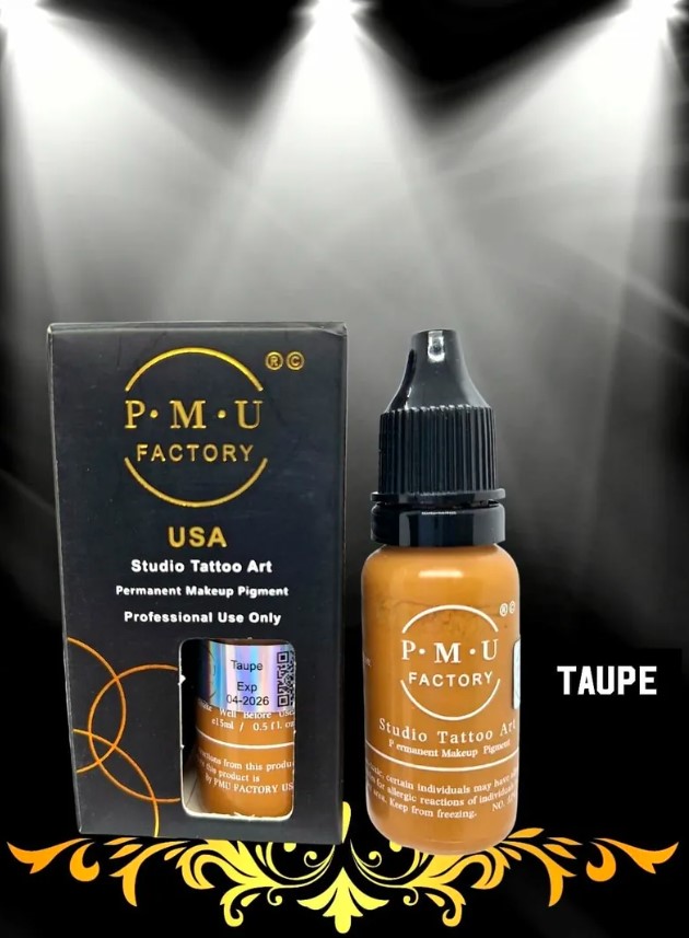 美國 PMU FACTORY 納米色料 色乳 顏色 -土黃  15ml