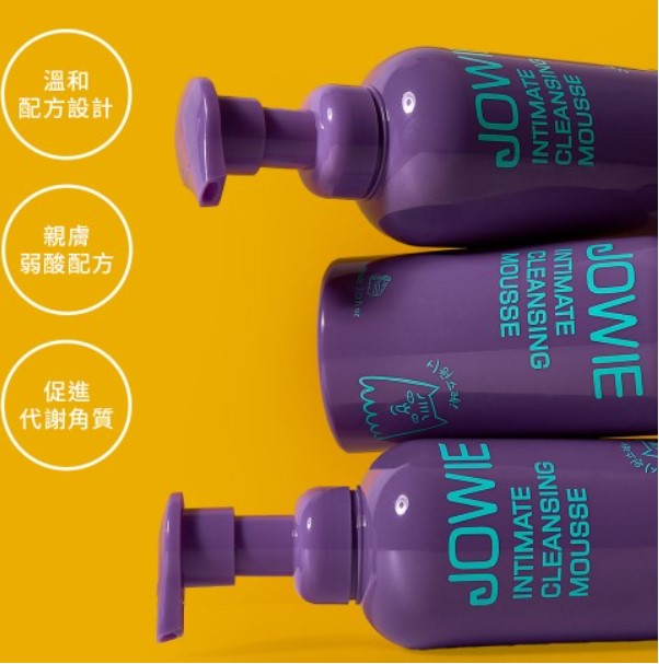 【JOWIE】私密肌清潔慕斯私密達(蔓越莓x益生菌)▸茶玫瑰香調 200ml