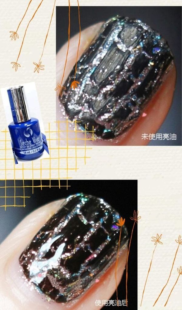 Seche Vive 83243 光療效果藍鑽亮甲面油 14ml / 0.5oz (開封後24個月)(美甲用品)