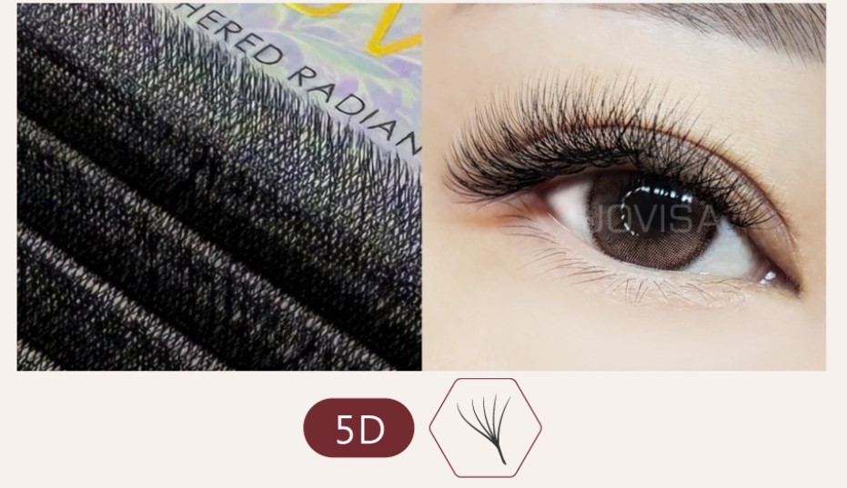 Brilliant Linght- Feathered Radiance 5D 0.07 D Curl 9+10mm length