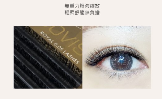 Taiwan JOVISA Yates Royal 0.05 Series Eyelashes D 0.05 Volume 10M length