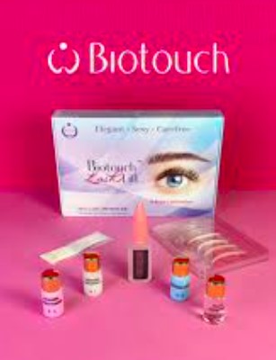USA Biotouch Professional Wave Mini Lash Perm Kit for Perming 30 Applications, can use for Eyelash Perming, Tinting, Keratin Technical + brow lamination Made in United States