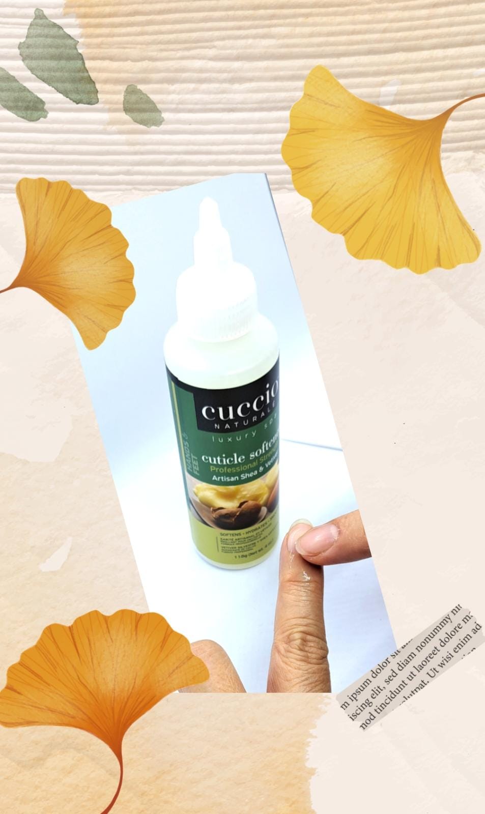 cuccio C3263 Artisan Shea & Vetiver cuticle softener 118g/4oz