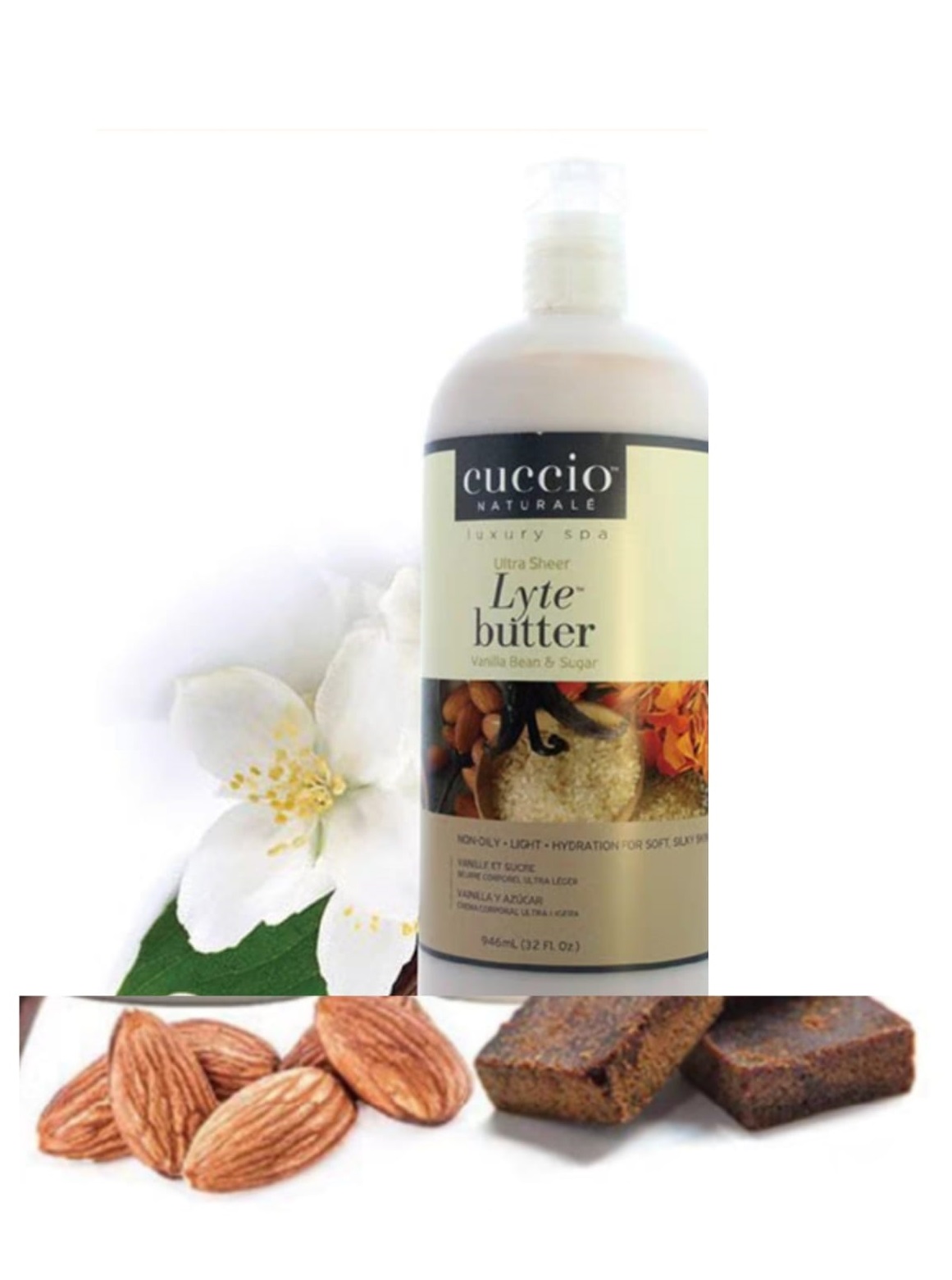 Cuccio C2038 Vanilla Bean & Sugar Lyte Body Butter 946ml (32oz)