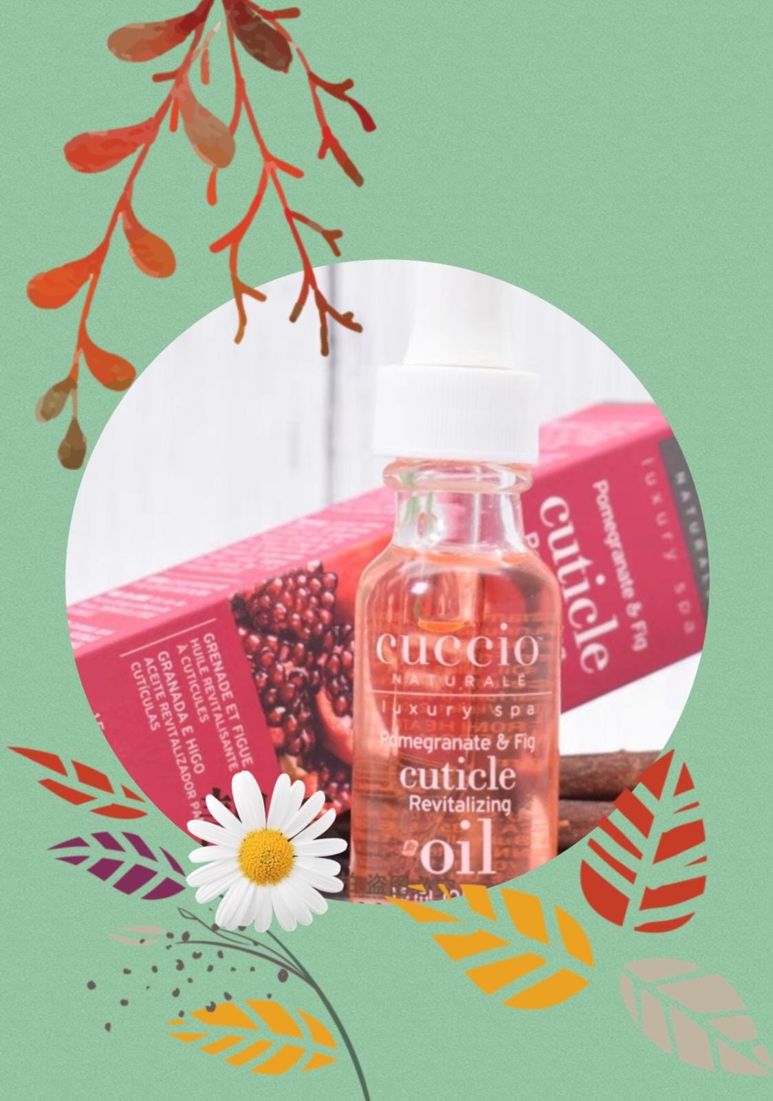 Cuccio C3127 紅石榴無花果角質層指緣油 15ml/0.5oz (開封後36個月)