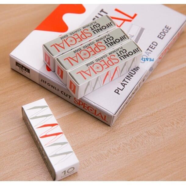 羽毛牌超級H白金刀片 白金強化刀鋒 10片 日本製造30g