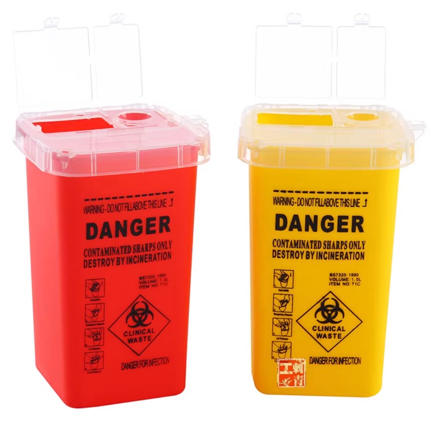 Tattoo Medical Plastic Sharps Container 85g (Random Color)