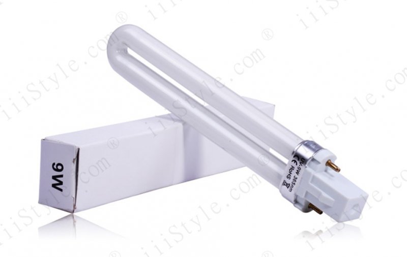 美甲燈機9W紫外線U型燈管