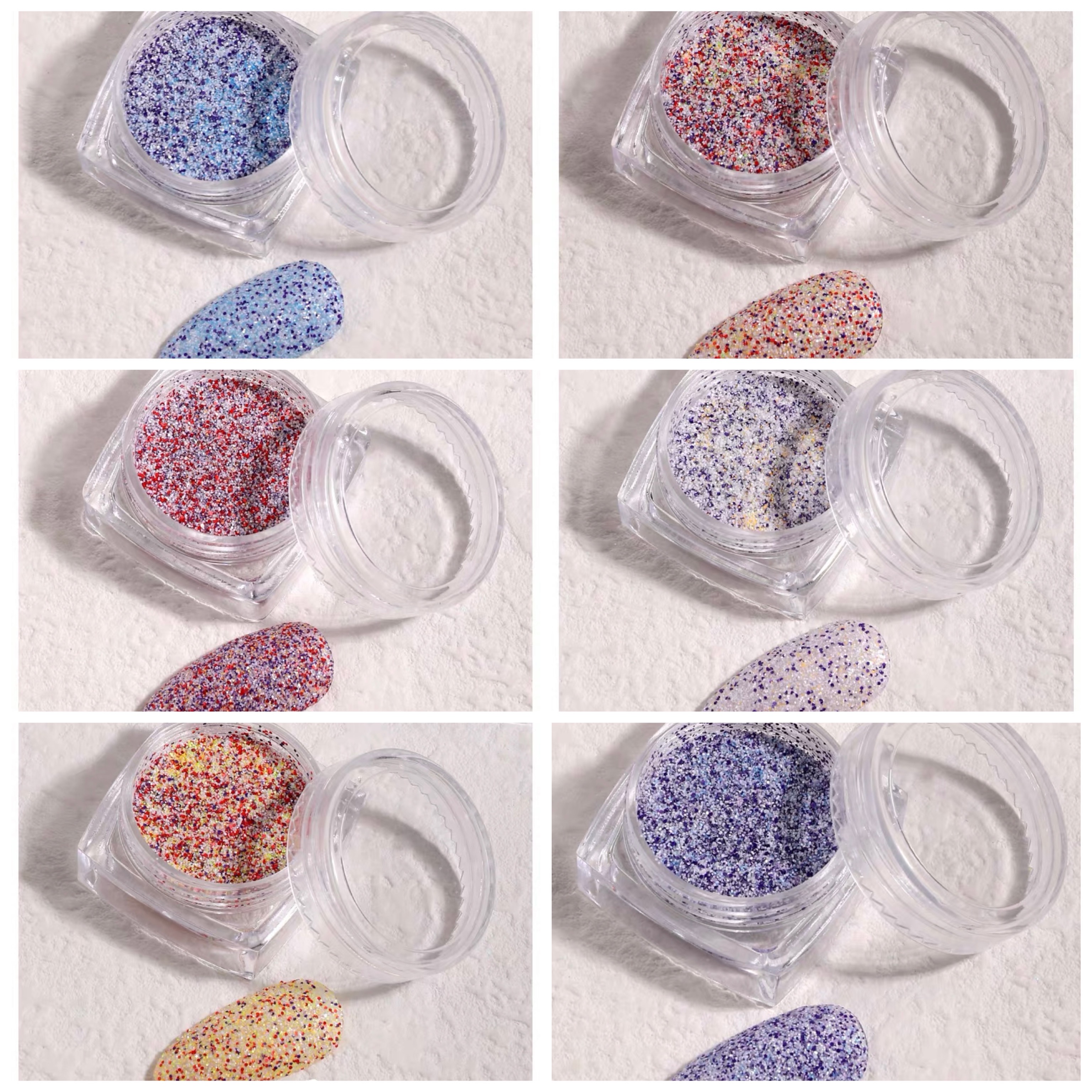 美甲毛呢粉（6色）