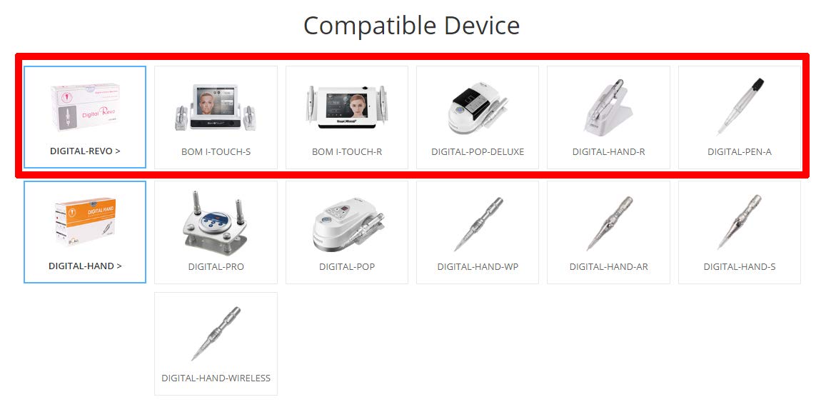 BOMTECH Digital REVO Permanent Makeup Special Needle Cartridges 3FSL 0.30 - 15PCS/box