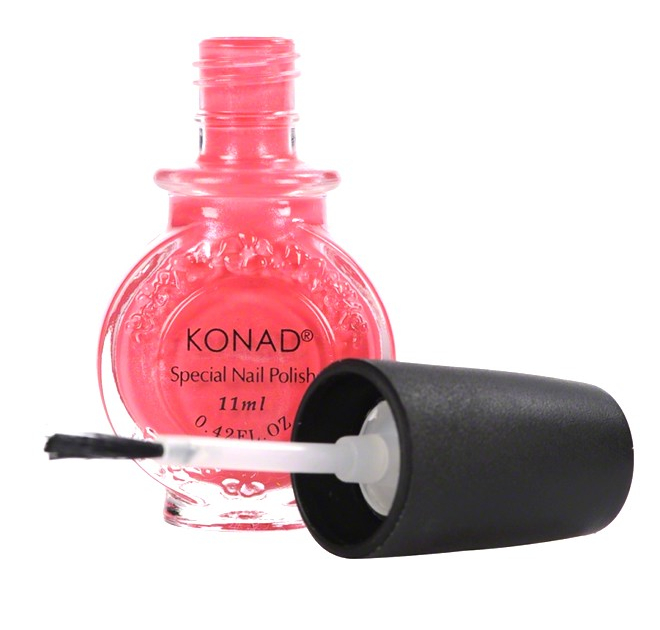 Konad 特別印花油 11ml s14 粉紅珍珠色 