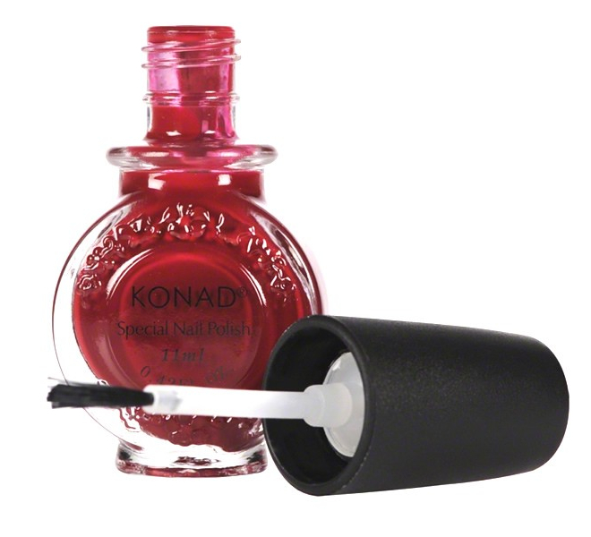Konad 特別印花油 11ml s38 深紅色 