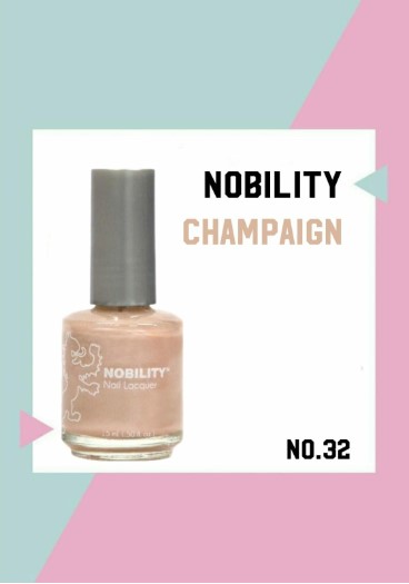 Nobility 指甲油-NBNL32 香檳色 15ml (美國製造)(開封後12個月)(美甲用品)