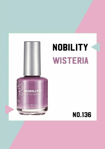 Nobility 指甲油-NBNL136 紫藤 15ml (美國製造)(開封後12個月)(美甲用品)