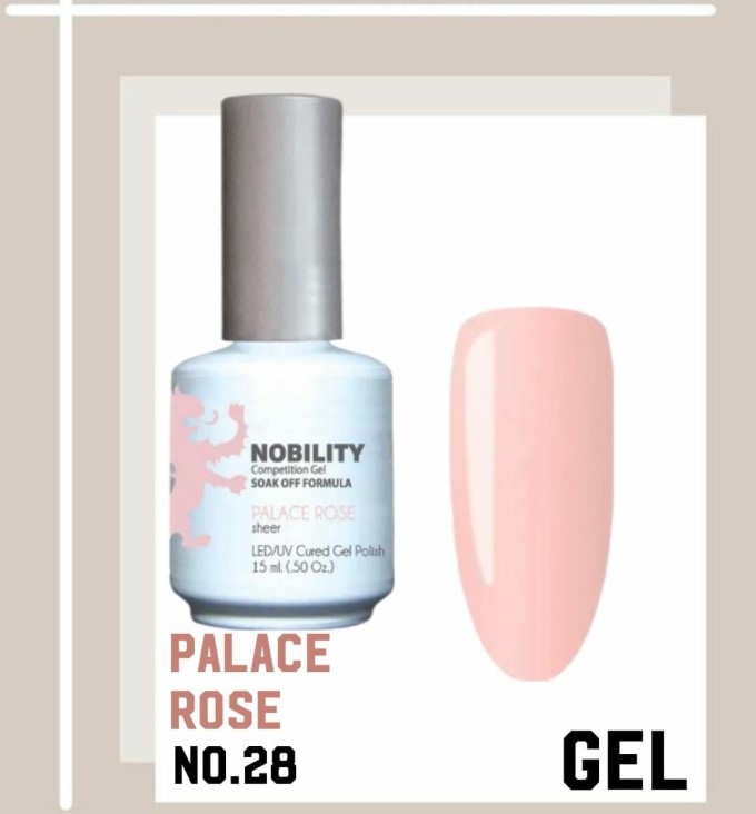 Nobility Gel Polish – NBGP28 Palace Rose 15ml (Made in USA)