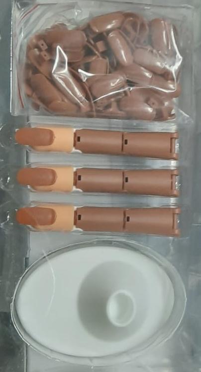 A.M.S 美甲練習假手(白色底座)