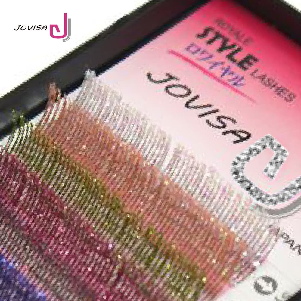 台灣 JOVISA 皇家 星彩亮片睫毛 0.15粗度 B捲度 13MM長度